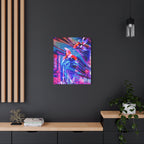 Japanese City Punk Special Edition Canvas Wall Art - Neon Japan Street