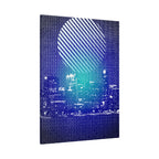 Chicago Skyline Watercolor Canvas Wall Art - Windy City Decor