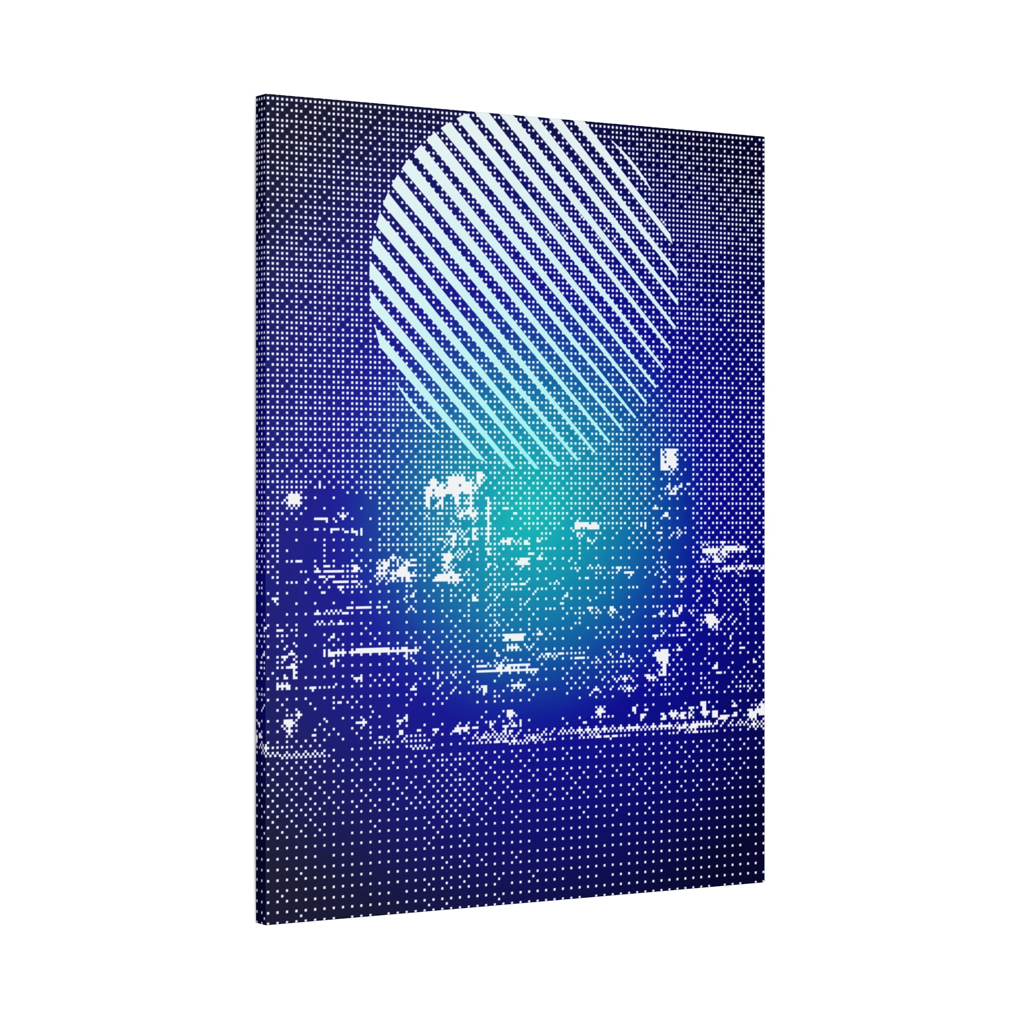 Chicago Skyline Watercolor Canvas Wall Art - Windy City Decor