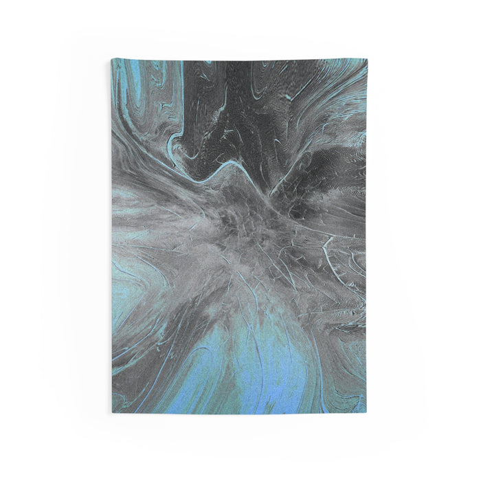 From the Ashes Tapestry - Fiery Abstract Wall Hanging