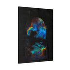 Stellar Castle Window Canvas Wall Art - Galaxy Cosmos Decor