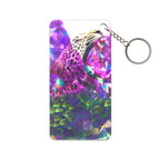 Trippy Cheetah Acrylic Charm Keychain