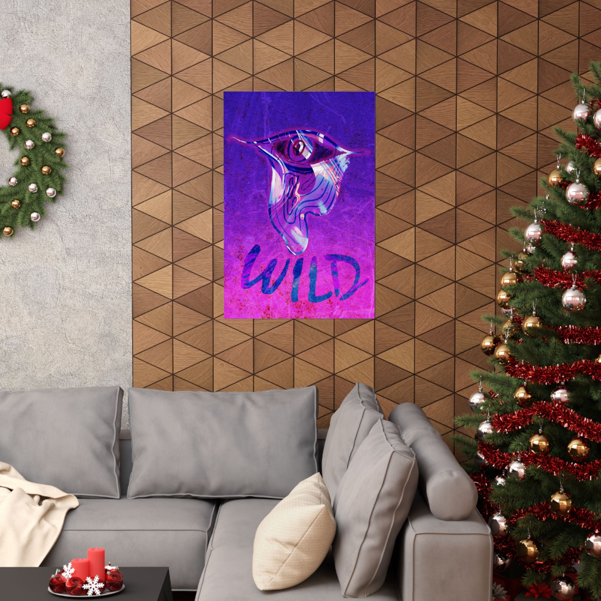 Wild Eye Matte Poster Print