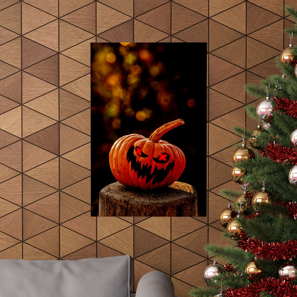 The Pumpkin Nightmare Matte Poster Print