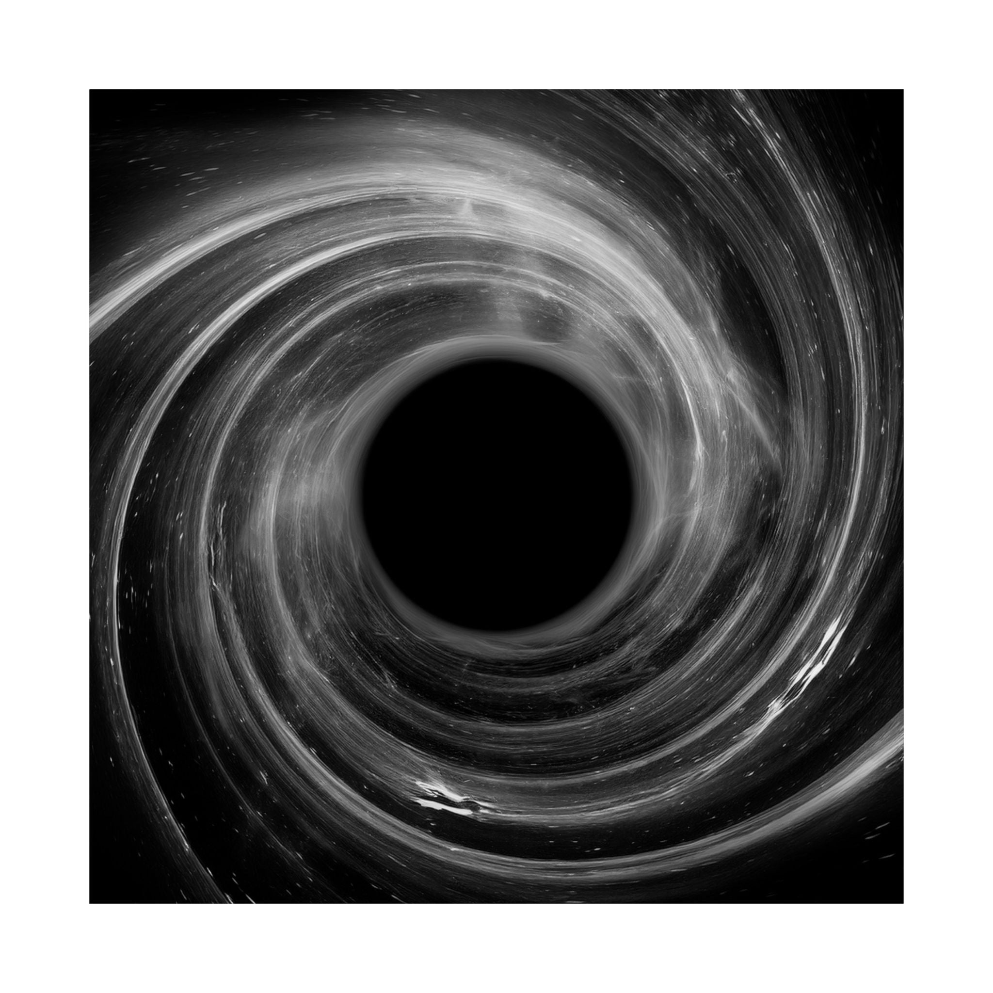 Black Hole Poster Print - Cosmic Deep Space Art