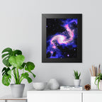 Star Formation Framed Vertical Poster - Stunning Galaxy Art for Home Decor