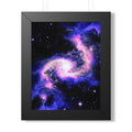 Star Formation Framed Vertical Poster - Stunning Galaxy Art for Home Decor