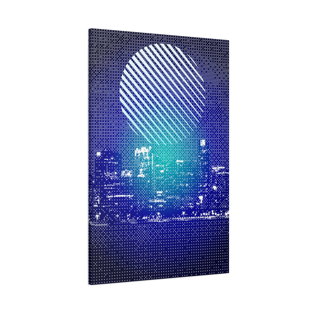 Chicago Skyline Watercolor Canvas Wall Art - Windy City Decor