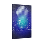 Chicago Skyline Watercolor Canvas Wall Art - Windy City Decor