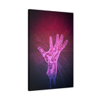 Hand of the Stars Galaxy Canvas Art - Mystical Astrology Wall Decor