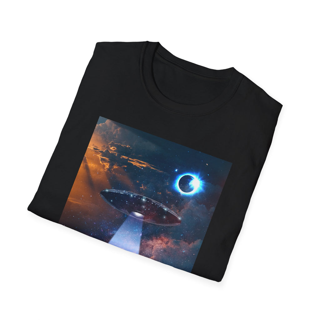 Space Lizards Graphic Tee - Lizard Being Abducted Ufo Shirt