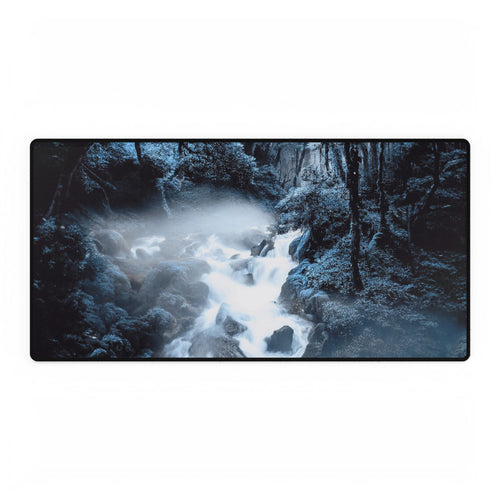 Frozen Forest Mouse Pad - Winter Landscape Desk Mat