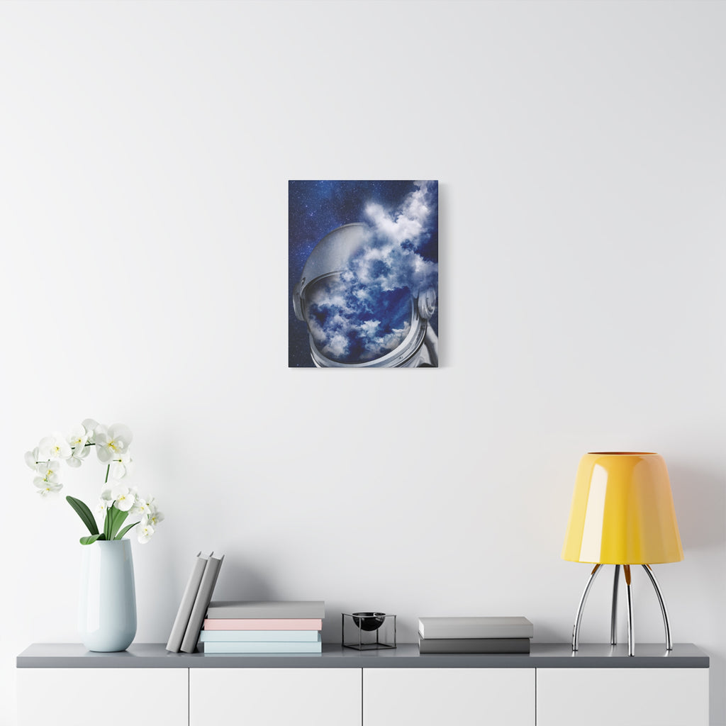Psychedelic Astronaut Canvas Wall Art - Dreamy Space Decor