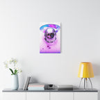 Astronaut Skeleton Skull Canvas Wall Art - Dark Space Skull Decor