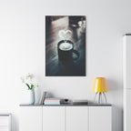 Coffee Love Canvas Wall Art - Aesthetic Kitchen Cafe Decor