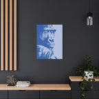 Educated Gorilla Canvas Wall Art - Abstract Modern Primate Decor