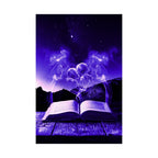 Magic Book Love Spell Poster Print - Witchy Fantasy Art