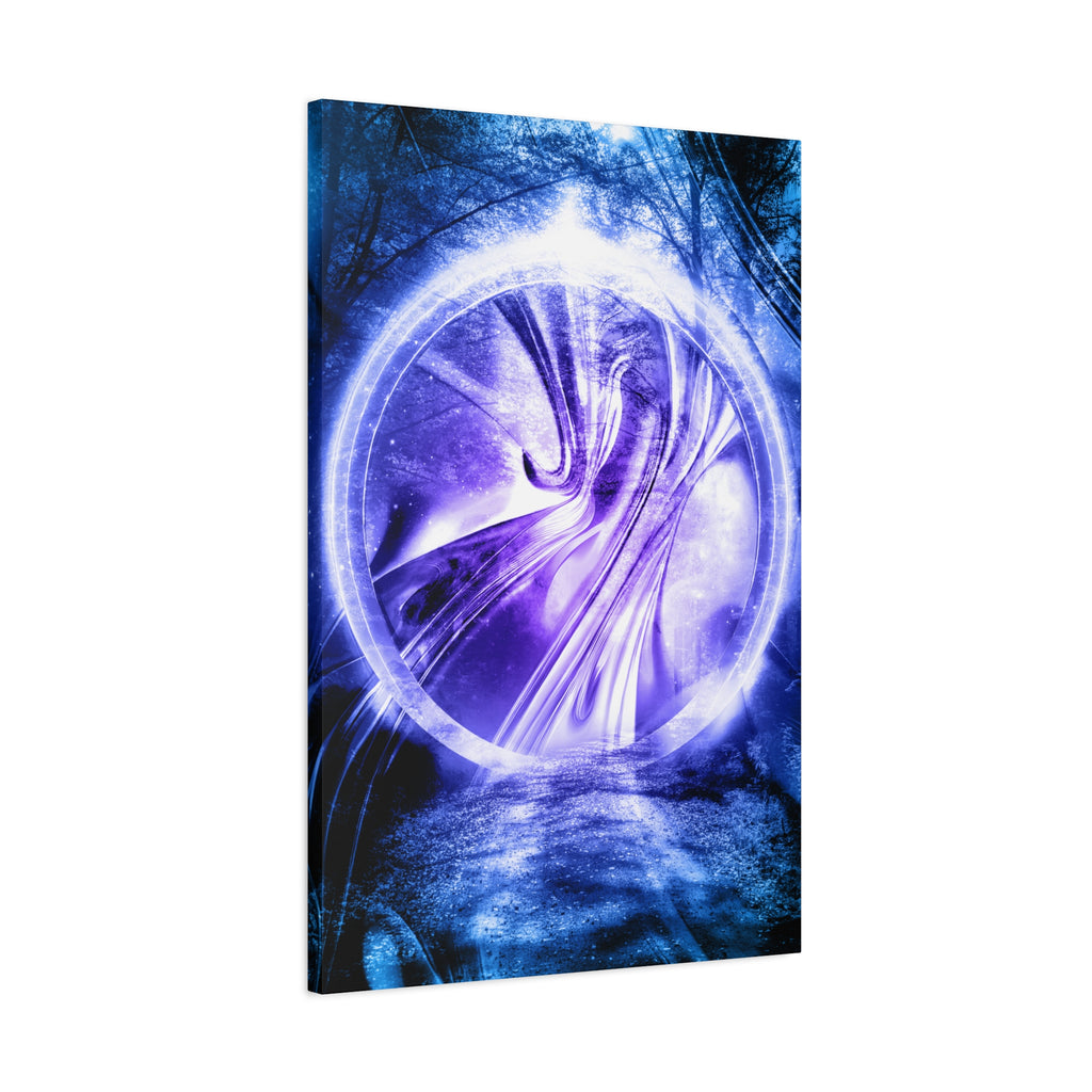 Lost Forest Magic Portal Canvas Art - Enchanted Mystical Woodland Decor