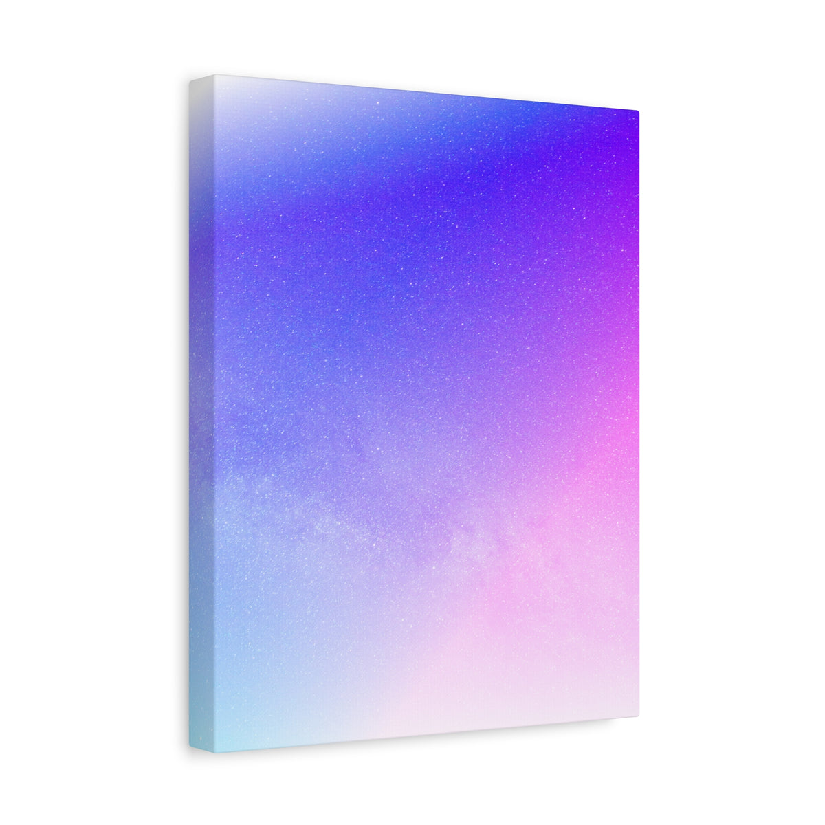 Starfield Space Galaxy Canvas Wall Art - Cosmic Purple Decor