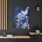 Psychedelic Astronaut Canvas Wall Art - Dreamy Space Decor