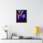 Japanese City Punk FX Poster - Neon Alleyway Cyberpunk Art Print