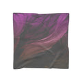 Moody Plum Ink Scarf - Dark Academia Purple Art Shawl