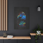 Stellar Castle Window Canvas Wall Art - Galaxy Cosmos Decor