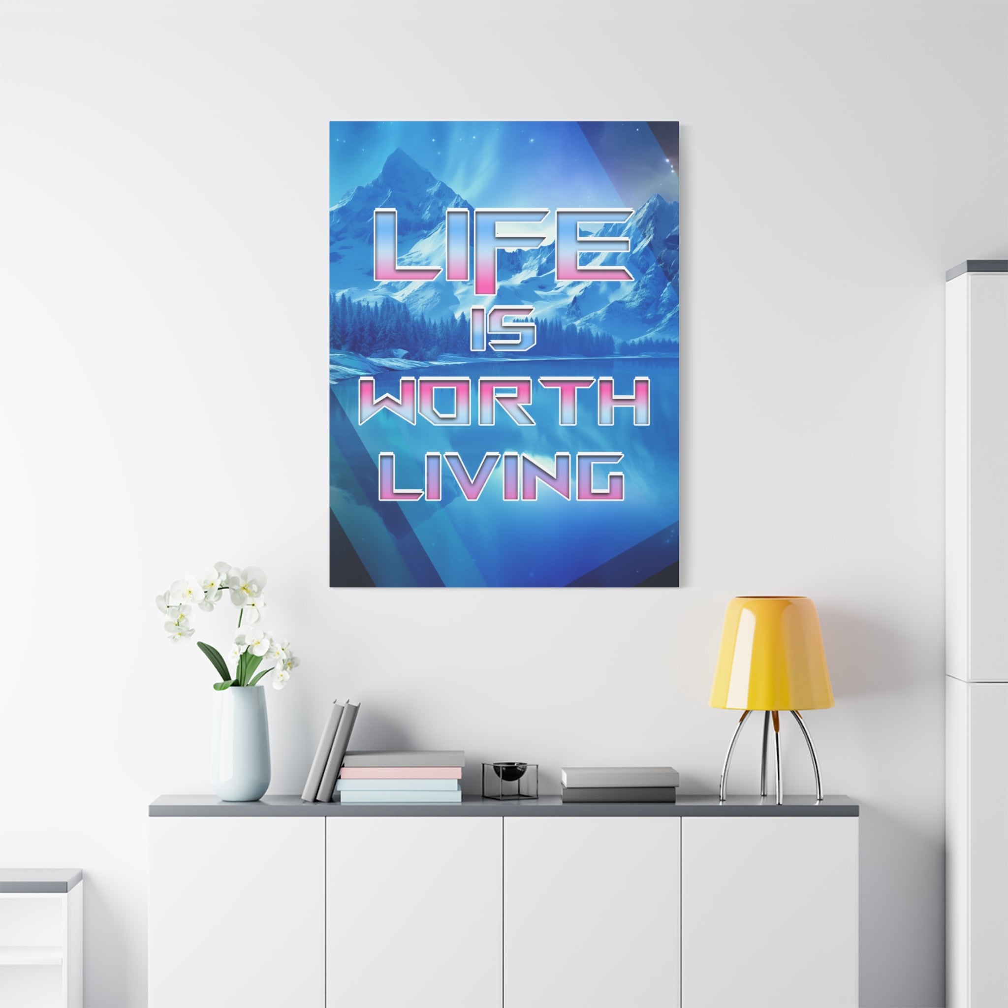 Tree of Life Canvas Wall Art - Modern Abstract Spiritual Decor