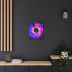 Neon Wave Horizon Canvas Wall Art - Special Edition Retro 80s Sunset