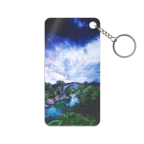 Enchanted Landscape Keychain - Fantasy Forest Acrylic Charm