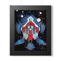 Vibrant Framed Vertical Poster - Unique Geometric Art for Home Decor - Perfect Gift for Art Lovers