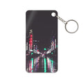 Cyberpunk Slick Street Keychain - Neon Alley Acrylic Charm