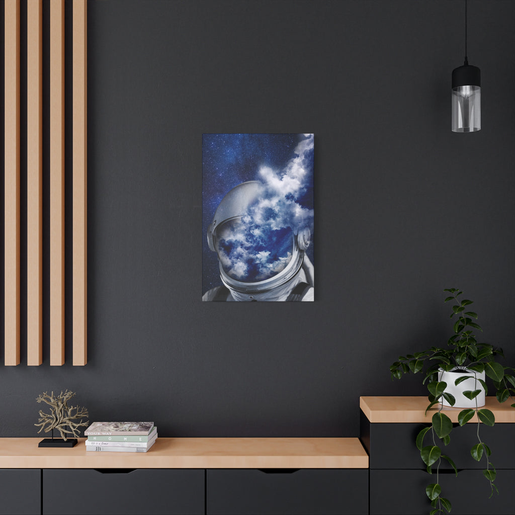 Psychedelic Astronaut Canvas Wall Art - Dreamy Space Decor