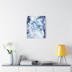 Blue Sky Dragon Canvas Wall Art - Celestial Fantasy Decor