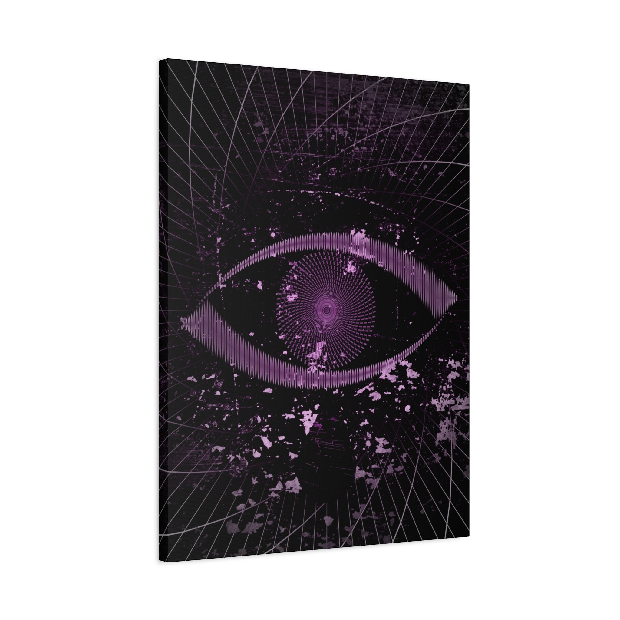 Eye of the Lost Cosmic Canvas Art - Mystical Third-Eye Galaxy Decor