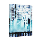 Memory Chamber Canvas Wall Art - Futuristic Sci-Fi Interior Decor