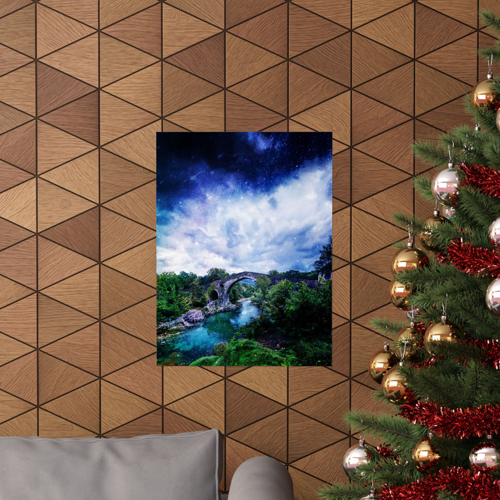 Enchanted Landscape Poster - Fantasy Forest Art Print