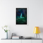 Snake Bite Framed Poster - Caution-Theme Serpent Wall Art