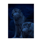 Wolf Pack Matte Vertical Posters - Stunning Wildlife Art for Nature Lovers - Perfect for Home & Office Decor