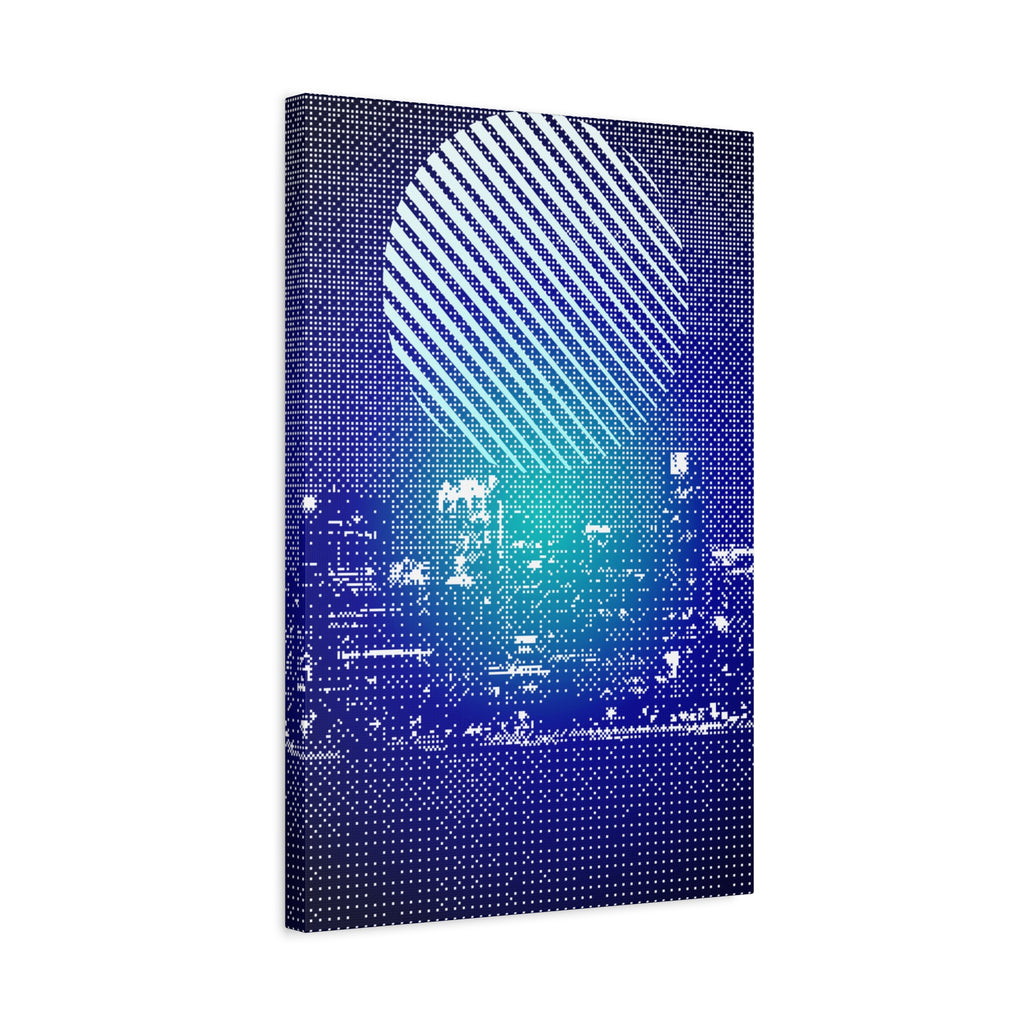 Chicago Skyline Watercolor Canvas Wall Art - Windy City Decor