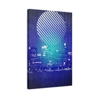 Chicago Skyline Watercolor Canvas Wall Art - Windy City Decor