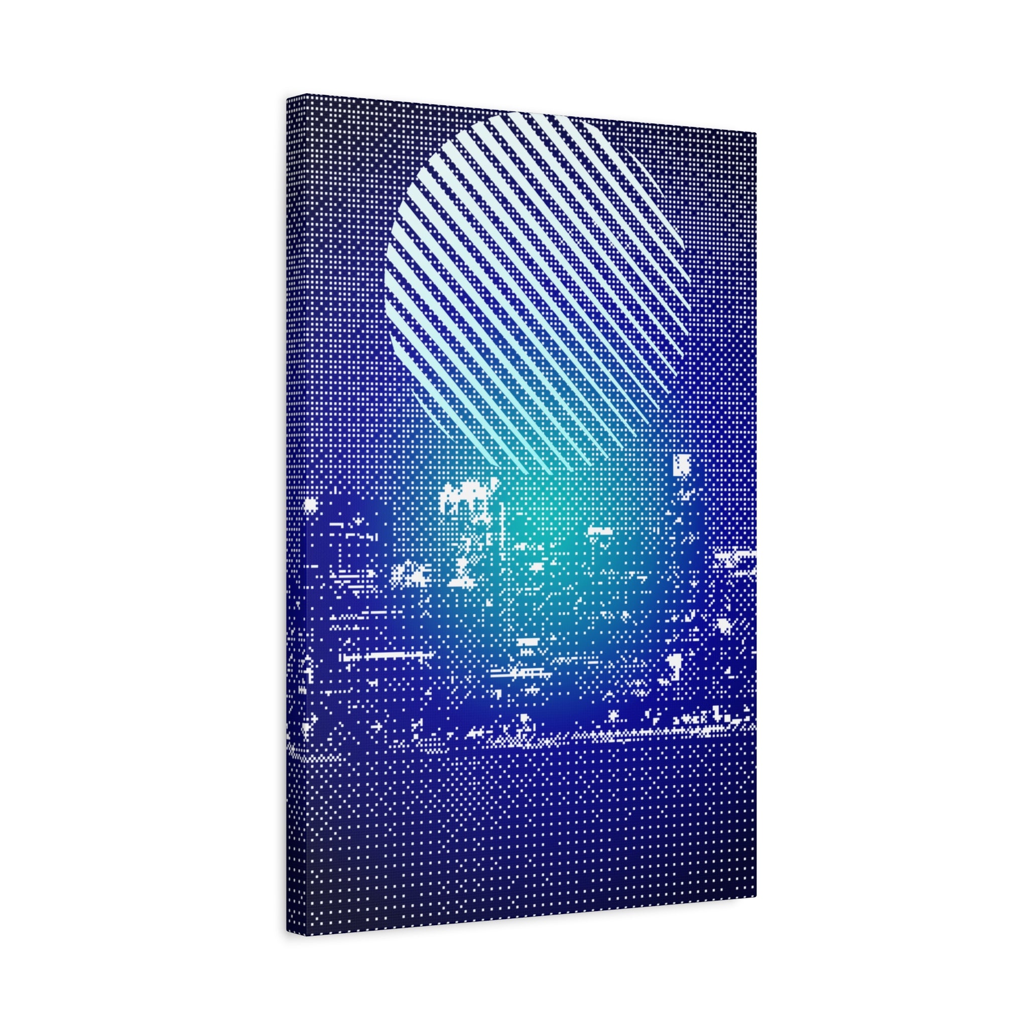 Chicago Skyline Watercolor Canvas Wall Art - Windy City Decor