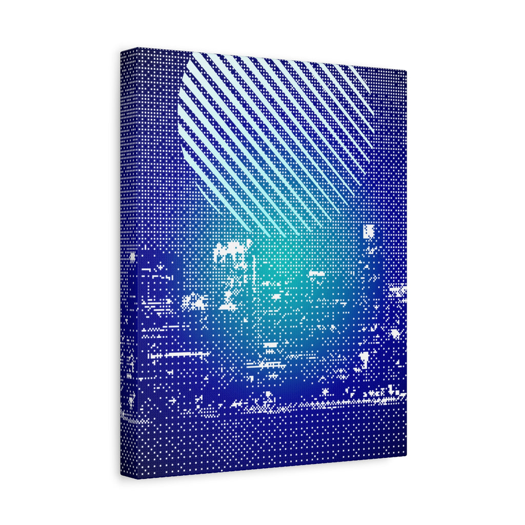 Chicago Skyline Watercolor Canvas Wall Art - Windy City Decor