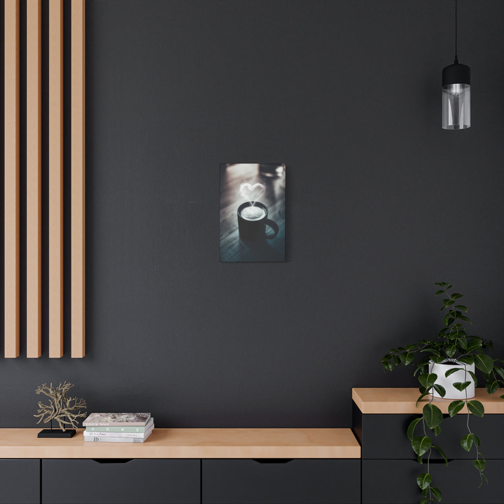 Coffee Love Canvas Wall Art - Aesthetic Kitchen Cafe Decor