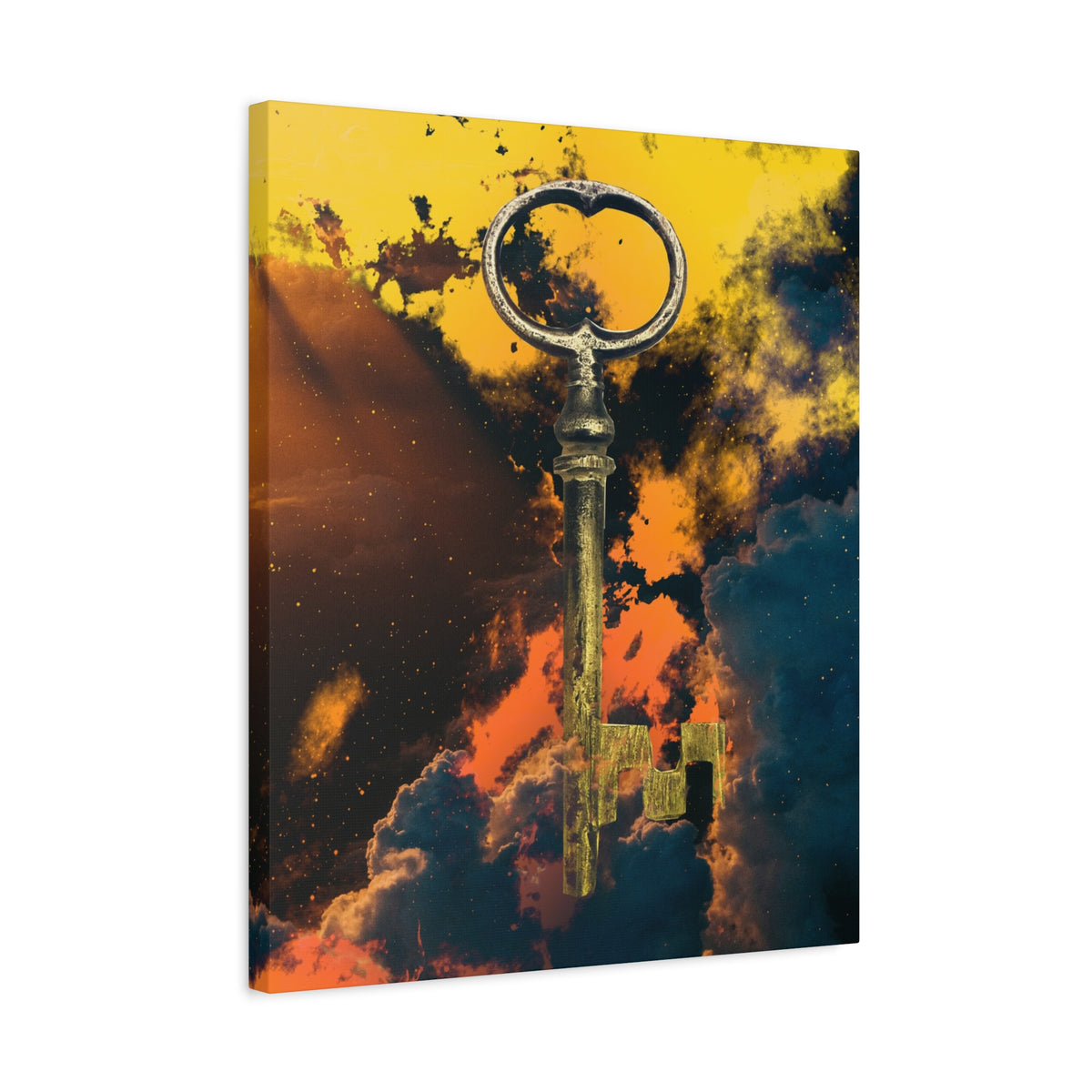 Key To The Kingdom Canvas Wall Art - Fantasy Mysterious Decor