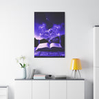 Magic Book Love Spell Canvas Wall Art - Witchy Fantasy Decor