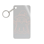 Cute Ghost Keychain - Halloween Acrylic Art Charm