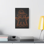 Cute Ghost Canvas Wall Art - Halloween Kids Room Decor
