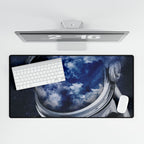 Astronaut Nebula Gaming Mouse Pad - Cosmic Space Desk Mat
