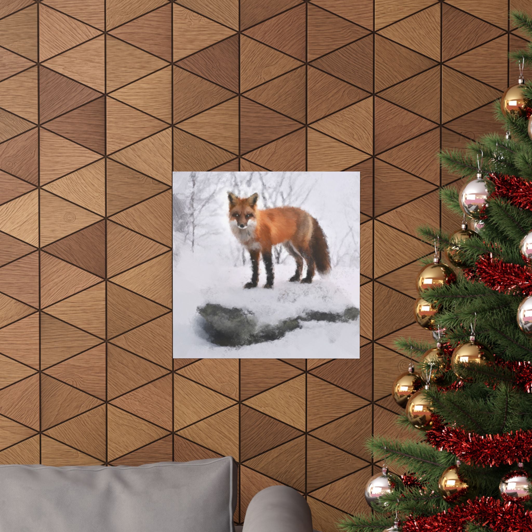Sprit of The Fox Painting Matte Poster Print
